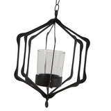 Hanging Candlestick Candle Holder for Christmas Wedding Home Decor Black A