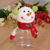 Christmas Candy Jar Decorative Gift Treat Bags Sugar Container Snowman