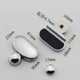 Max Glass Shelf Support Clamp Shelves Brackets Clip Polished Chrome 2Pcs 3-5mm - Aladdin Shoppers