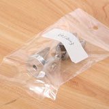 Max Glass Shelf Support Clamp Shelves Brackets Clip Polished Chrome 2Pcs 8-10mm - Aladdin Shoppers