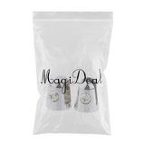 Max Glass Shelf Support Clamp Shelves Brackets Clip Polished Chrome 2Pcs 8-10mm - Aladdin Shoppers