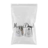 Max Glass Shelf Support Clamp Shelves Brackets Clip Polished Chrome 2Pcs 8-10mm - Aladdin Shoppers