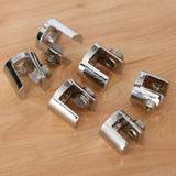 Max 2pcs Cylindrical Shape Adjustable Glass Clamp Shelf Support Brackets A - Aladdin Shoppers