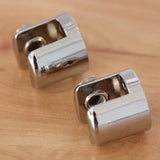 Max 2pcs Cylindrical Shape Adjustable Glass Clamp Shelf Support Brackets A - Aladdin Shoppers