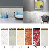 Max Textured Wall Stickers Self-adhesive PVC Wall Dado Panel Stickers Decor Pattern 1 - Aladdin Shoppers