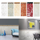 Max Textured Wall Stickers Self-adhesive PVC Wall Dado Panel Stickers Decor Pattern 1 - Aladdin Shoppers
