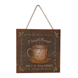 Max Shabby Chic Wood Sign Plaque Cafe Bar Decor Sign Plate Coffee Wood Poster B - Aladdin Shoppers