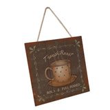 Max Shabby Chic Wood Sign Plaque Cafe Bar Decor Sign Plate Coffee Wood Poster B - Aladdin Shoppers