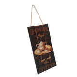 Maxbell  Cafe Bar Pub Kitchen Wooden Sign Kitchen Decor Sign Plaque Plate Wall Decor B