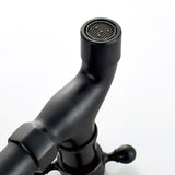 Max Antique Brass Garden Washing Machine Water Tap Faucet Wall Mounted Black B - Aladdin Shoppers