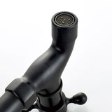 Max Antique Brass Garden Washing Machine Water Tap Faucet Wall Mounted Black B - Aladdin Shoppers