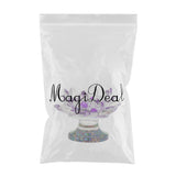 Max 7 Colors Buddhist Crystal Glass Tea Light Lotus Flower Candle Holder Purple - Aladdin Shoppers
