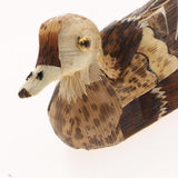Max Handmade Bamboo Crafts Decorative Duck Owls Animal Figurine Ornament Duck S - Aladdin Shoppers