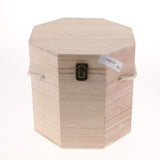 Max Wooden Square Tea Box Caddy Container Teaware Coffee Kitchen Organizer 03 - Aladdin Shoppers