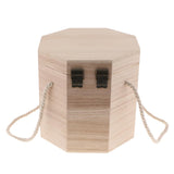 Max Wooden Square Tea Box Caddy Container Teaware Coffee Kitchen Organizer 03 - Aladdin Shoppers