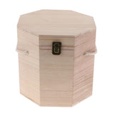 Max Wooden Square Tea Box Caddy Container Teaware Coffee Kitchen Organizer 03 - Aladdin Shoppers