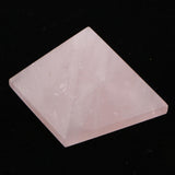 Max Natural Crystal Pyramid Ornaments Rock Crystal Quartz DIY Decor Pink 4cm - Aladdin Shoppers