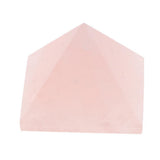 Max Natural Crystal Pyramid Ornaments Rock Crystal Quartz DIY Decor Pink 4cm - Aladdin Shoppers