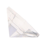 Natural Crystal Pyramid Ornaments Rock Crystal Quartz DIY Decor White 2cm