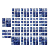 Maxbell 18 Pieces Adhesive Tile Mosaic Decal Kitchen Waist Line Wall Sticker Mural 3