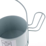 Maxbell Nordic Style Cactus Shape Iron Flower Vase Minimalist Home Decor Light Blue