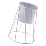 Maxbell Iron Plant Stand Garden Planter Succulent Flower Pot Shelf Rack Black L B White