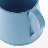 Pastoral Style Colorful Tin Flower Pot Mini Bonsai Watering Can Pot Blue