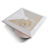Maxbell 220V Low Noise Window Ceiling Wall Mount Ventilation Exhaust Fan 12 inch