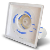 Maxbell 220V Low Noise Window Ceiling Wall Mount Ventilation Exhaust Fan 12 inch