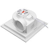 Maxbell 220V Low Noise Window Ceiling Wall Mount Ventilation Exhaust Fan 12 inch