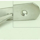 Max 1 Pair Stainless Steel L Shaped Wall Shelf Bracket Rack Support 10 inch