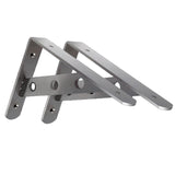 Max 2-Piece Stainless Steel L Shaped Wall Shelf Bracket Rack Support 8 inch