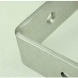 Max 2-Piece Stainless Steel L Shaped Wall Shelf Bracket Rack Support 10 inch