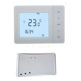 Max HY01RF RF Wireless Room Thermostat Wall Gas Boiler Heating Remote Controller White