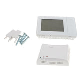 Max HY01RF RF Wireless Room Thermostat Wall Gas Boiler Heating Remote Controller White