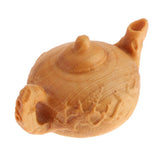 Max Wooden Handcarved Craft Collectable Figurine Ornament Teapot