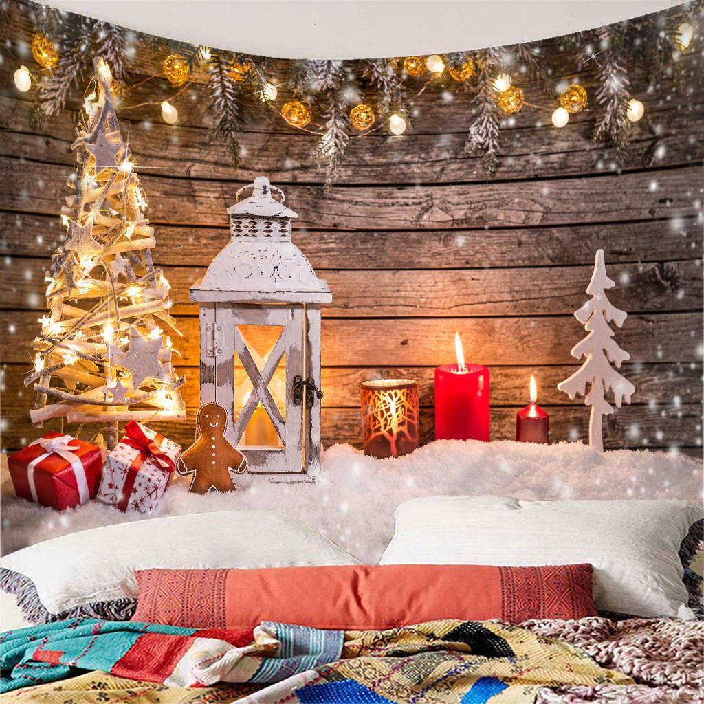 Maxbell  Christmas Tree Tapestry Wall Art Hanging Tapestry Bedroom Bedspread Decor G