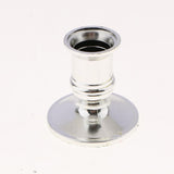 2pcs Plastic Pillar Candle Base Electronic Taper Candle Stand Base Silver