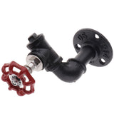 Max Industrial Iron Pipe Wall Mounted Coat Robe Hook Heavy Duty Hanger Hook C - Aladdin Shoppers