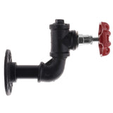 Max Industrial Iron Pipe Wall Mounted Coat Robe Hook Heavy Duty Hanger Hook C - Aladdin Shoppers