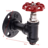 Max Industrial Iron Pipe Wall Mounted Coat Robe Hook Heavy Duty Hanger Hook D - Aladdin Shoppers