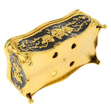 European Style Acrylic Tissue Box Luxurious Rose Napkin Cover Golden Black