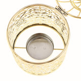 Max Electroplated Metal Birdcage Shape Tea Light Candle Holder B-Gold - Aladdin Shoppers