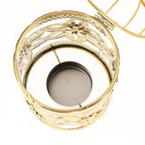 Max Electroplated Metal Birdcage Shape Tea Light Candle Holder E-Gold - Aladdin Shoppers