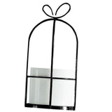 Maxbell Wrought Iron Geometric Hanging Succulent Air Plants Triangle Flower Rack Black_M