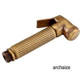 Maxbell Copper Handheld Toilet Bidet Sprayer Showerhead Diaper Sprayer  Golden