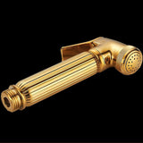 Maxbell Copper Handheld Toilet Bidet Sprayer Showerhead Diaper Sprayer  Golden