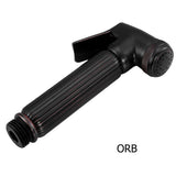 Maxbell Copper Handheld Toilet Bidet Sprayer Showerhead Diaper Sprayer  Black