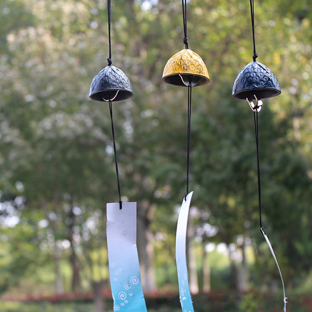 Chinese Bells Feng Shui Hanging Wind Chimes Garden Yard Outdoor Decor f