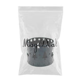 Max Maxb Christmas Iron Hollow  Candle Holders Xmas Candlestick Decoration Black Xmas Tree